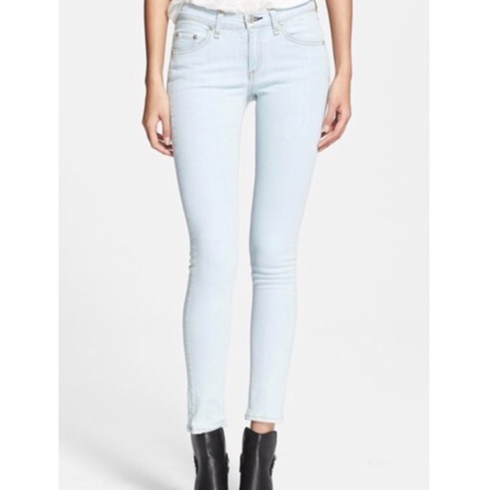 Rag and Bone Light Wash Skinny Jean